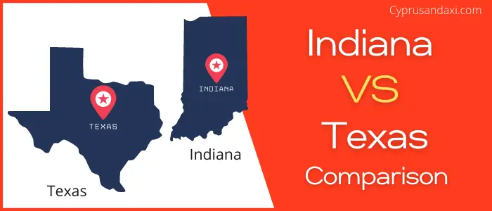 Is Indiana bigger than Texas