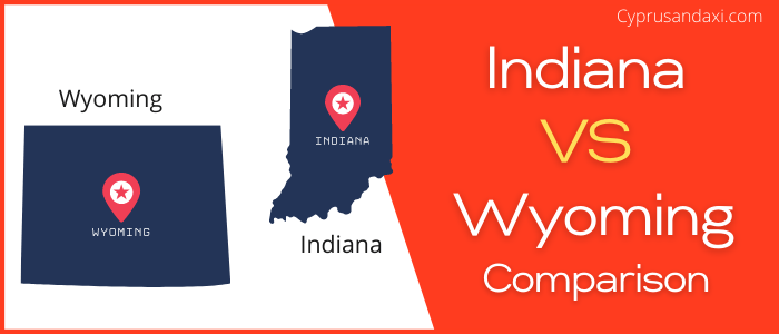 Is Indiana bigger than Wyoming