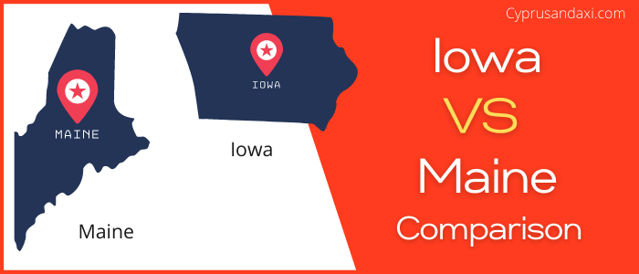 Is Iowa bigger than Maine