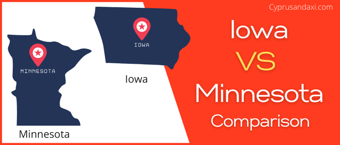 Is Iowa bigger than Minnesota