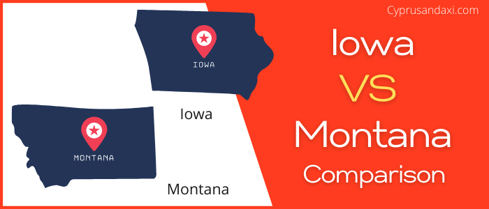 Is Iowa bigger than Montana