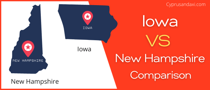 Is Iowa bigger than New Hampshire