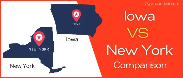 Is Iowa bigger than New York