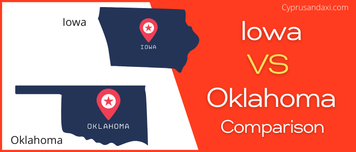 Is Iowa bigger than Oklahoma