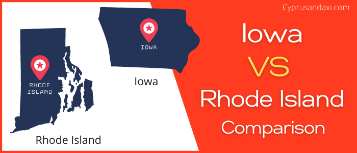 Is Iowa bigger than Rhode Island
