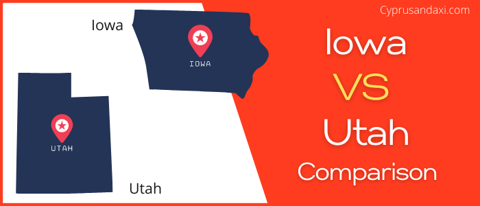 Is Iowa bigger than Utah