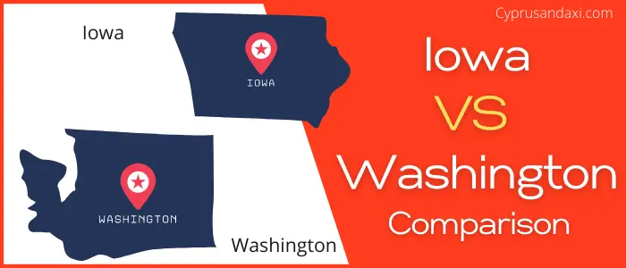 Is Iowa bigger than Washington