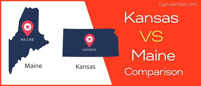 Is Kansas bigger than Maine