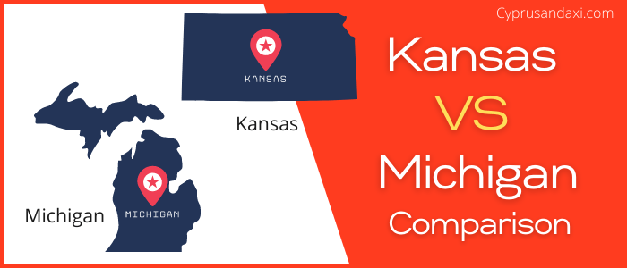 Is Kansas bigger than Michigan