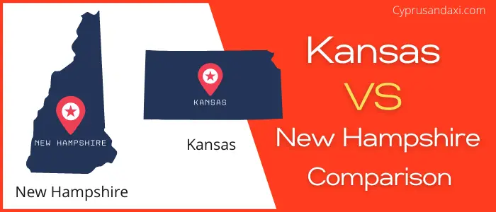 Is Kansas bigger than New Hampshire