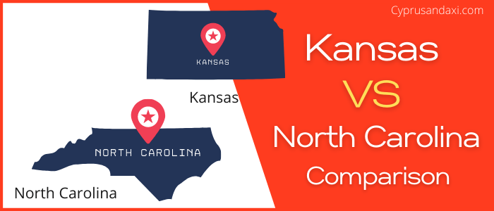 Is Kansas bigger than North Carolina