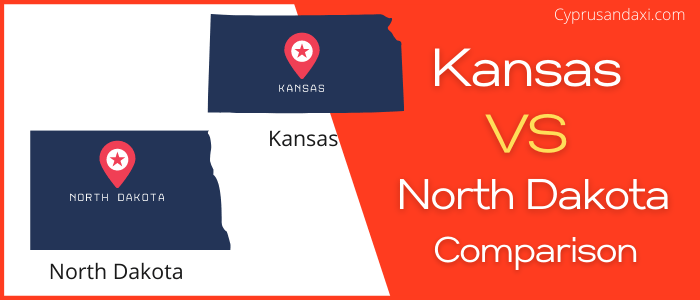 Is Kansas bigger than North Dakota
