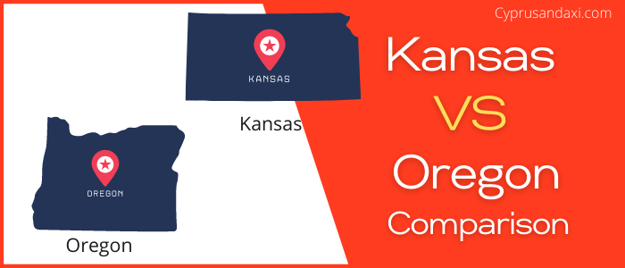 Is Kansas bigger than Oregon
