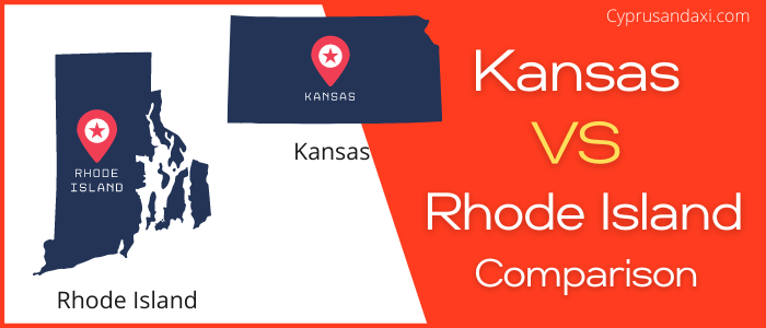 Is Kansas bigger than Rhode Island