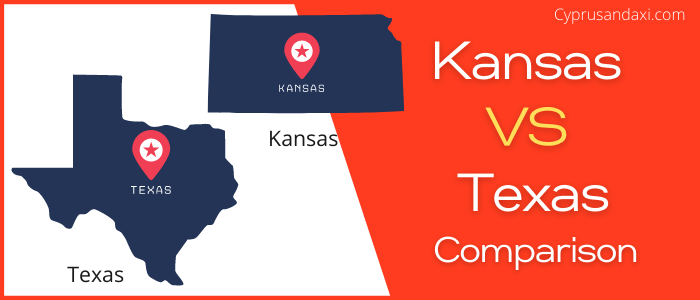 Is Kansas bigger than Texas
