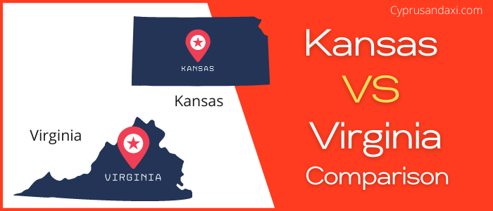 Is Kansas bigger than Virginia