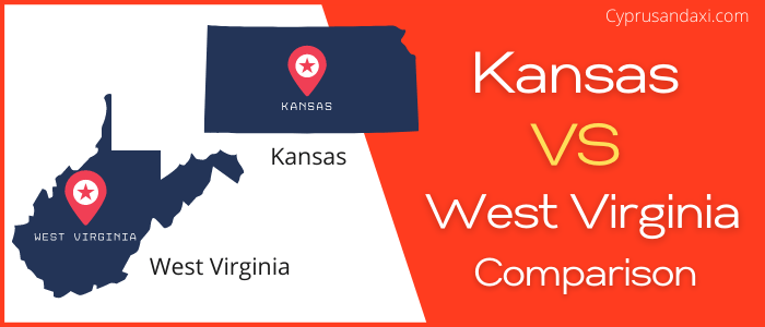 Is Kansas bigger than West Virginia