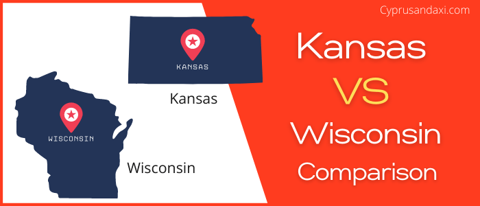 Is Kansas bigger than Wisconsin