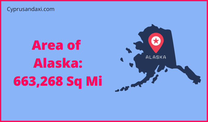 Area of Alaska compared to British Columbia