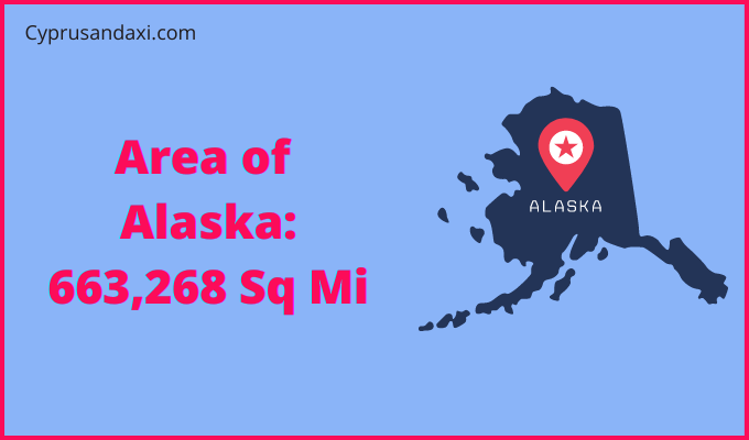 Area of Alaska compared to Madagascar