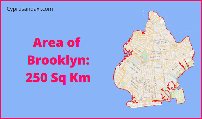 Area of Brooklyn compared to Alabama