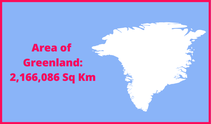 Area of Greenland compared to Alaska