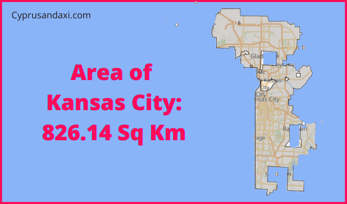 Area of Kansas City compared to Alaska