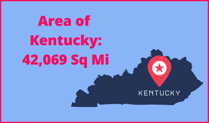 Area of Kentucky compared to Massachusetts