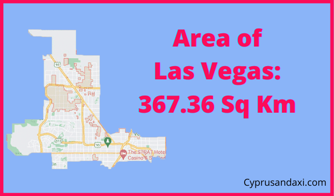 Area of Las Vegas compared to Alabama