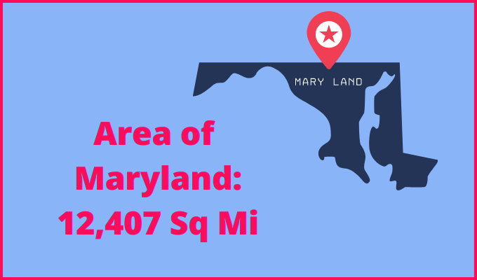 Area of Maryland compared to New Hampshire