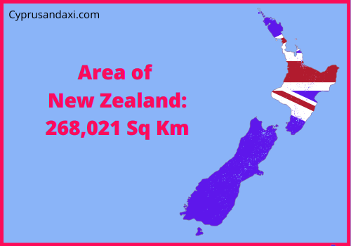 Area of New Zealand compared to Norway