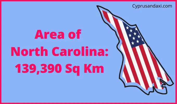 Area of North Carolina compared to Norway