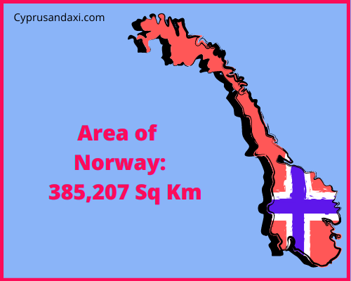 Area of Norway compared to Malaysia
