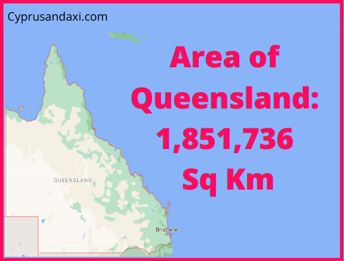 Area of Queensland compared to Alaska
