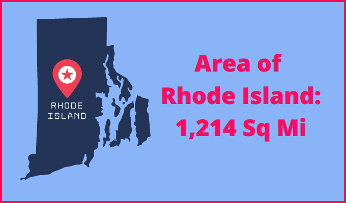 Area of Rhode Island compared to Utah