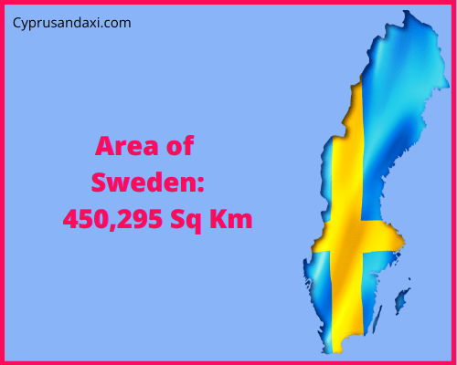 Area of Sweden compared to Egypt