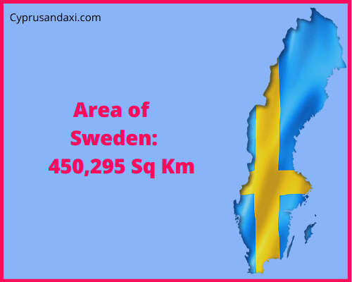 Area of Sweden compared to Queensland