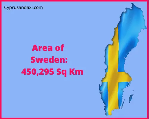 Area of Sweden compared to South Korea