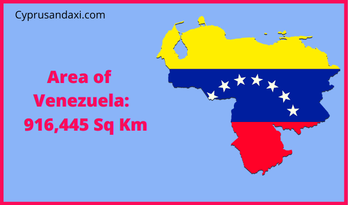Area of Venezuela compared to Norway