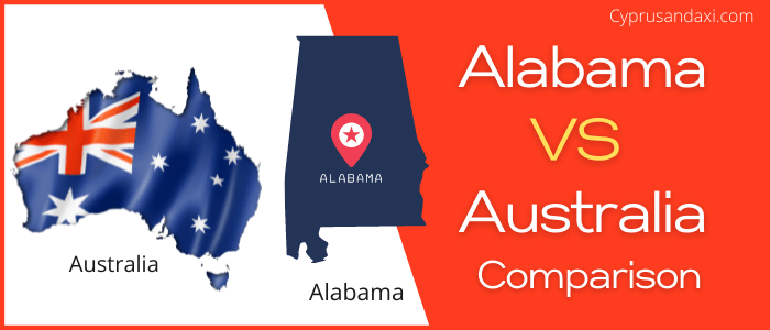 Is Alabama bigger than Australia