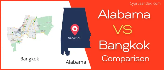 Is Alabama bigger than Bangkok