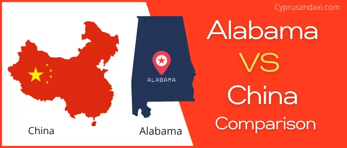 Is Alabama bigger than China