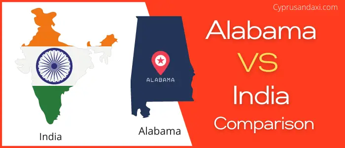 Is Alabama bigger than India