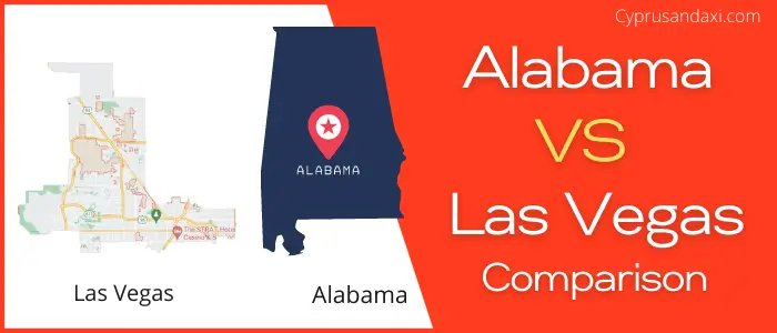 Is Alabama bigger than Las Vegas