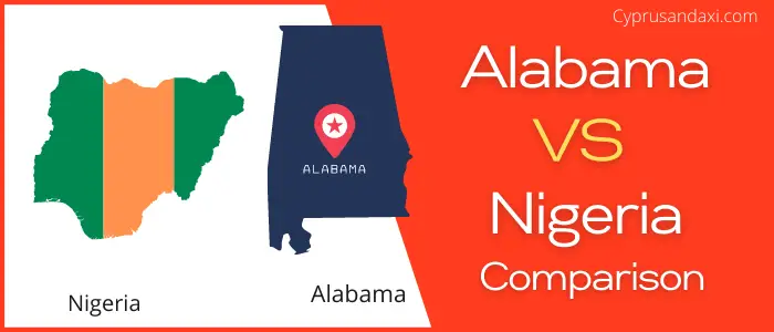 Is Alabama bigger than Nigeria