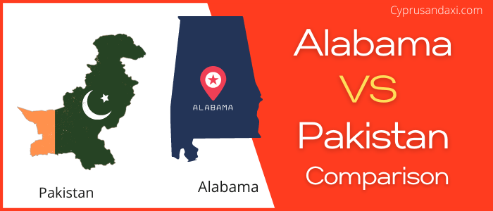 Is Alabama bigger than Pakistan