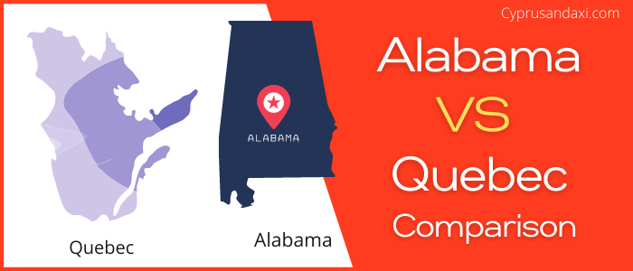 Is Alabama bigger than Quebec