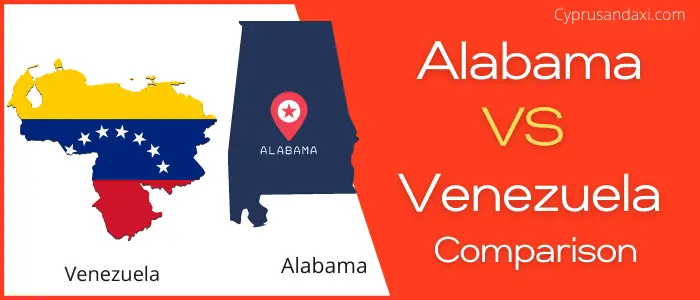Is Alabama bigger than Venezuela