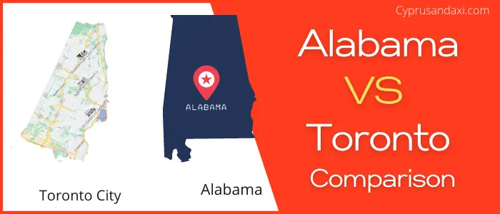 Is Alabama bigger than the Toronto City