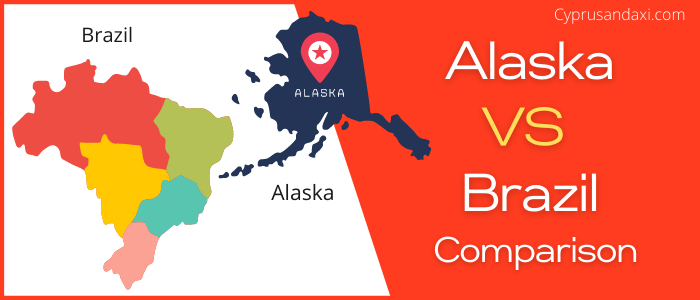 Is Alaska bigger than Brazil